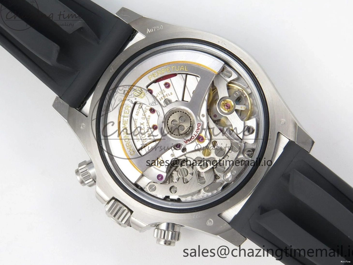 MiroTime 0122 Daytona 126519 VSF 1:1 Best Edition Black Silver Lume Dial on Oysterflex Strap VS4131 V2 (Weighted) DailyWear 324